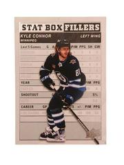 Kyle Connor #SB-8 Hockey Cards 2023 Upper Deck Stat Box Fillers Prices