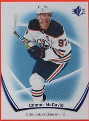 Connor McDavid #1 Hockey Cards 2021 SP Authentic Prices