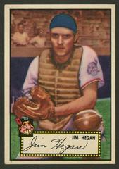 Jim Hegan [Black Back] #17 Baseball Cards 1952 Topps Prices