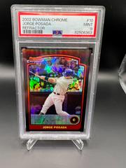 Jorge Posada [Refractor] #10 Baseball Cards 2002 Bowman Chrome Prices