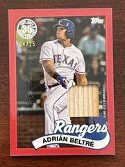 Adrian Beltre [Red] #89BR-AB Baseball Cards 2024 Topps 1989 Relic Prices