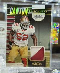 Patrick Willis [Gold] #CA-6 Football Cards 2023 Panini Absolute Canton Prices