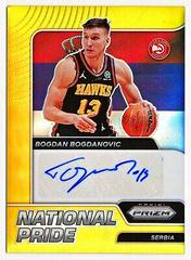 Bogdan Bogdanovic [Gold] Basketball Cards 2021 Panini Chronicles National Pride Signatures Prices