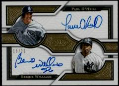 Paul O'Neill, Bernie Williams #DA-OW Baseball Cards 2023 Topps Tier One Dual Autographs Prices