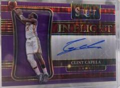 Clint Capela [Purple Pulsar] Basketball Cards 2021 Panini Select In Flight Signatures Prices