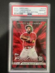 Randy Arozarena [Red Hot] #CC-15 Baseball Cards 2023 Topps World Captains of the Classic Prices