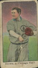 Mordecai Brown [Chicago] Baseball Cards 1909 E90-1 American Caramel Prices