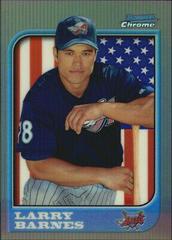 Larry Barnes [Refractor] #221 Baseball Cards 1997 Bowman Chrome International Prices