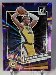 Bennedict Mathurin [Purple Laser] #101 Basketball Cards 2023 Panini Donruss Prices