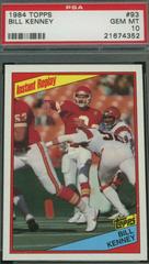 Bill Kenney Football Cards 1984 Topps Prices