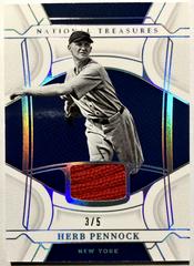 Herb Pennock [Holo Silver] #33 Baseball Cards 2022 Panini National Treasures Prices