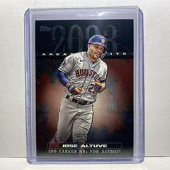 Jose Altuve [Black] #23GH-10 Baseball Cards 2024 Topps Greatest Hits Prices
