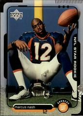 Marcus Nash #19 Football Cards 1998 Upper Deck Prices