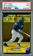 Mo Vaughn [Gold Refractor] #245 Baseball Cards 1999 Finest Prices