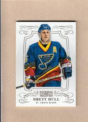 Brett Hull [Base Numbers Patch] Hockey Cards 2013 Panini National Treasures Prices