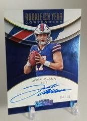 Josh Allen [Autograph Gold] Football Cards 2018 Panini Contenders Rookie of the Year Prices