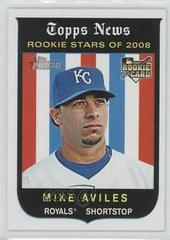 Mike Aviles #561 Baseball Cards 2008 Topps Heritage Prices