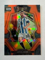 Lionel Messi [Orange] Soccer Cards 2022 Panini Select FIFA Prices