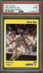 Ken Griffey Jr. #40 Baseball Cards 1991 Star Home Run Series Prices