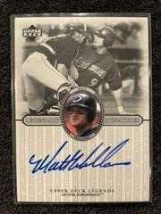 Matt Williams Baseball Cards 2000 Upper Deck Legends Legendary Signatures Prices