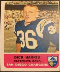 Dick Harris Football Cards 1962 Fleer Prices