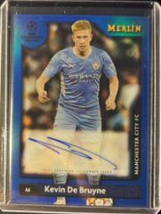 Kevin De Bruyne [Blue] Soccer Cards 2021 Topps Merlin Chrome UEFA Autographs Prices
