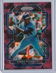 Kirby Puckett [Burgundy Ice Prizm] #224 Baseball Cards 2022 Panini Prizm Prices