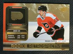 Noah Cates [Gold] #RR-20 Hockey Cards 2023 Upper Deck Rookie Retrospective Prices