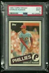 Charles Hudson #379 Baseball Cards 1985 Topps Tiffany Prices