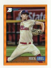 Mick Abel [Chrome Prospect Orange] #132 Baseball Cards 2021 Bowman Heritage Prices