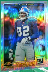 Michael Strahan [Refractor] #181 Football Cards 2001 Topps Chrome Prices