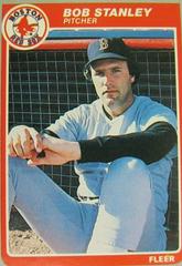 Bob Stanley #169 Baseball Cards 1985 Fleer Prices