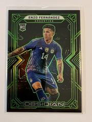 Enzo Fernandez [Green] #112 Soccer Cards 2022 Panini Obsidian Prices