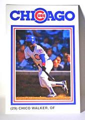 Chico Walker Baseball Cards 1987 Cubs David Berg Prices
