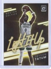Jayson Tatum Basketball Cards 2021 Panini Donruss Optic Light It Up Prices