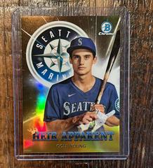Cole Young [Gold] #HA-17 Baseball Cards 2022 Bowman Draft Heir Apparent Prices