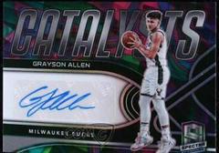 Grayson Allen [Marble] #CAS-GAL Basketball Cards 2021 Panini Spectra Catalysts Signatures Prices