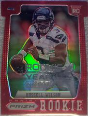 Russell Wilson [Towel Down Red Prizm Die Cut] #230 Football Cards 2012 Panini Prizm Prices
