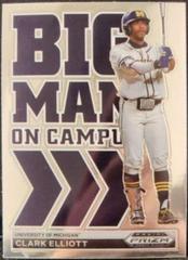Clark Elliott #BMC-CE Baseball Cards 2022 Panini Prizm Draft Picks Big Man on Campus Prices