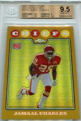 Jamaal Charles [Gold Refractor] #TC185 Football Cards 2008 Topps Chrome Prices
