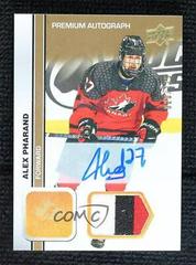 Alex Pharand [Autograph Patch] #30 Hockey Cards 2023 Upper Deck Team Canada Juniors Prices