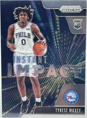 Tyrese Maxey #16 Basketball Cards 2020 Panini Prizm Instant Impact Prices