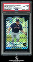 Kevin Youkilis [Xfractor Autograph] #336 Baseball Cards 2003 Bowman Chrome Prices