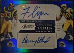 Flipper Anderson, Henry Ellard [Blue] Football Cards 2022 Panini Absolute Historical Duals Prices