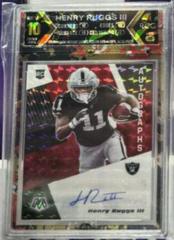 Henry Ruggs III [Choice Fusion Red] #RA5 Football Cards 2020 Panini Mosaic Rookie Autographs Prices
