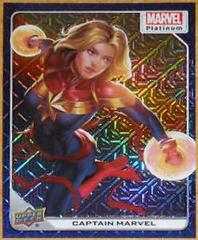 Captain Marvel [Blue Traxx] #15 Marvel 2023 Upper Deck Platinum Prices