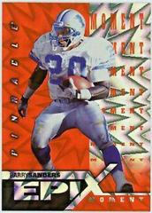 Barry Sanders [Moment Orange] Football Cards 1997 Pinnacle Epix Prices