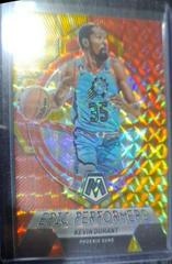 Kevin Durant [Reactive Yellow] #5 Basketball Cards 2022 Panini Mosaic Epic Performers Prices