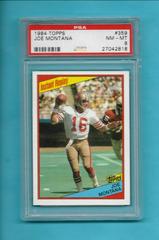 Joe Montana #359 Football Cards 1984 Topps Prices
