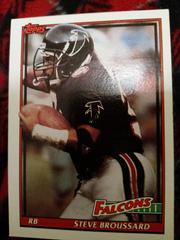 Steve Broussard #587 Football Cards 1991 Topps Prices